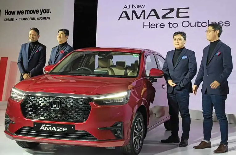 नया Honda Amaze: इंतजार खत्म: ADAS फीचर वाली सबसे सस्ती होंडा कार, अपने आकर्षक डिजाइन और सुरक्षा सुविधाओं से मचा देगी धूम।